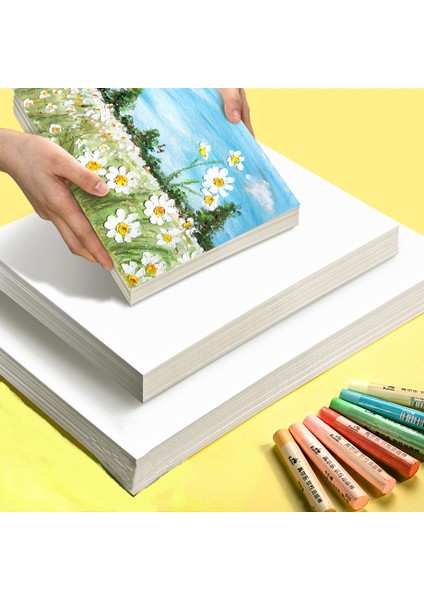 A4-50PCS 50PCSA4/A5 Yağlıboya Sopa Özel Kağıt 200G Kalınlaşmış Çok Spesifikasyon Kroki Grafiti Egzersiz Kitabı Boş Çizim Kağıdı (Yurt Dışından)