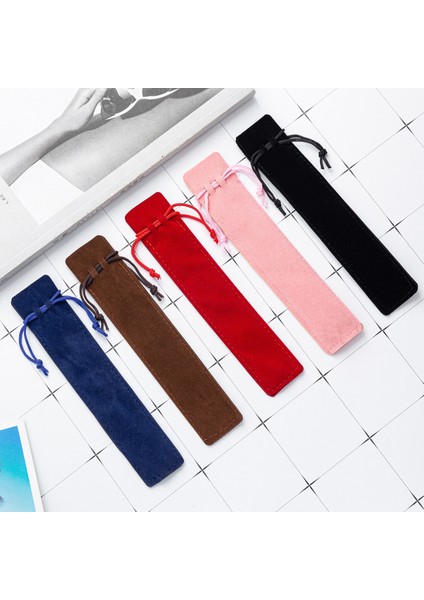 04 10 Adet Tükenmez Kalemler Kalem Çantası Kadife Ipli Kalem Çantası Kılıfı Çanta Durumda Küçük Bez Kalem Kutusu Bir Kalem Depolama Kalem Hediye (Yurt Dışından) fiyatları