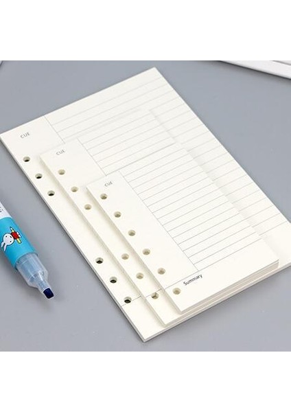 Cornel A5 45 Yaprak Iş A5 A6 Gevşek Yaprak Defter Dolum Spiral Ciltleme Dizini Iç Sayfa Aylık Haftalık Yapılacaklar Listesi Kağıt Kırtasiye (Yurt Dışından)