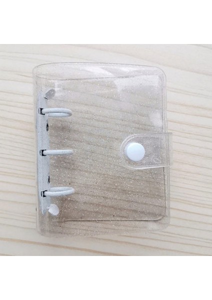 9.5X11 cm Kapak Mini 3 Delik Spiral Defter 3 Delik Gevşek Yaprak Bağlayıcı Planlayıcısı Pvc Şeffaf Günlüğü Pp Kağıt Zip Çanta Aksesuarları (Yurt Dışından)