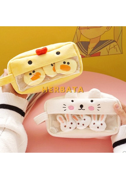 Mavi Pembe Peluş Kawaii Kalem Kutusu Sevimli Güzel Kızlar Için Kalem Kutusu Öğrenci Kalem Çantası Kırtasiye Kalem Kutusu Kalem Çantası Okul Malzemeleri (Yurt Dışından) fırsatları