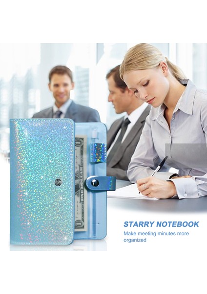 Morumsu Mavi 2022 A6 Bütçe Bağlayıcı Defter Nakit Zarflar Bağlayıcı Cepler ile Set Para Bütçe Tasarrufu Fatura Organizatör (Yurt Dışından) fırsatları