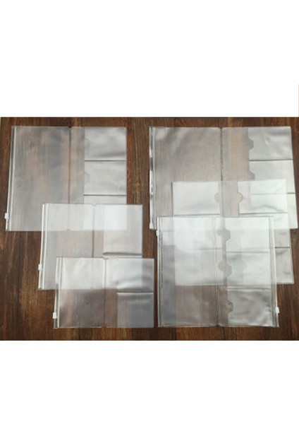 No6 2 Adet Pvc Fermuarlı Cep Dosya Klasörü Seyahat Dergisi Dizüstü Planlayıcısı Aksesuarları Kart Tutucu Çanta Çanta Standart Pasaport (Yurt Dışından) fiyatları