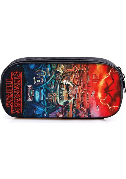 Stil 2 Stranger Şeyler Kalem Çantaları Ara Katman Kalem Kutusu Öğrencileri Kırtasiye Okula Dönüş Okul Malzemeleri Kalem Çantası Kawaii Çanta (Yurt Dışından)