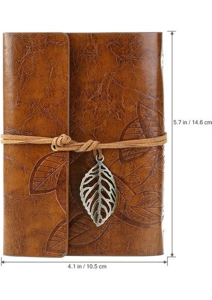 Kahverengi Tarzı 3 Vintage Deri Kapak Defter Boş Günlüğü Retro Korsan Tasarım Kağıt Not Defteri Değiştirilebilir Gezgin Not Defteri Kırtasiye Malzemeleri (Yurt Dışından)