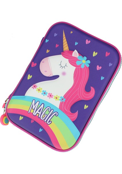 D Kalem Kutusu Unicorn Kawaii Scolaire Stylo Estojo Escola Estuche Okul Malzemeleri Eva 2020 Sevimli Kalem Kutuları Büyük Kalem Kutusu Piornik (Yurt Dışından)