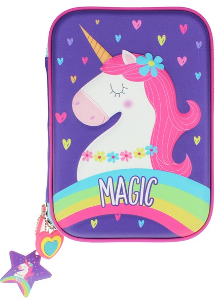 D Kalem Kutusu Unicorn Kawaii Scolaire Stylo Estojo Escola Estuche Okul Malzemeleri Eva 2020 Sevimli Kalem Kutuları Büyük Kalem Kutusu Piornik (Yurt Dışından)