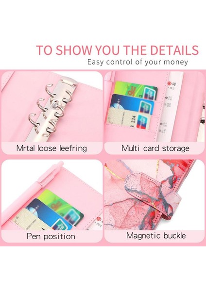 C Fermuarlı Zarflı Bütçe Dosyalayıcısı Bütçe Planlayıcısı Fermuarlı Tasarruf Dosyası Nakit Zarflar Renkli A6 Tasarruf Faturası Para (Yurt Dışından) indirimleri