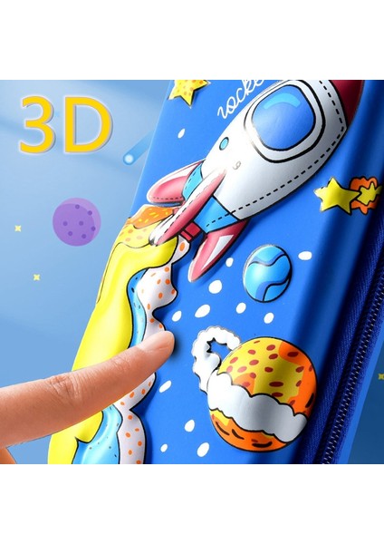 Sevimli Yavru 3D Uzay Kalem Kutusu Unicorn Okul Malzemeleri Trousse Scolaire Kalem Kutusu Kalem Kutusu Kawaii Okul Kalem Kutuları Kırtasiye (Yurt Dışından)