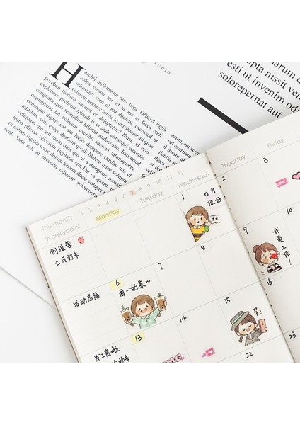 Noktalı 21 cm x 11 cm 2023 Sharkbang 32 Sayfa Gezgin Not Defteri Dolum Günlüğü Haftalık Aylık Planlayıcı Pasaportlar Iç Sayfalar Kağıt Gündem Kırtasiye (Yurt Dışından) fırsatları