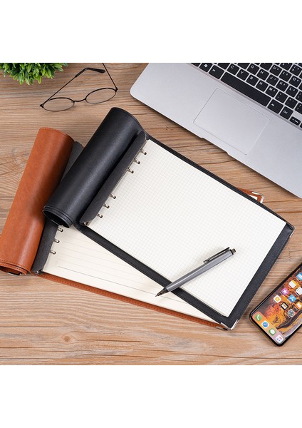 C2 B5 Yatay Gevşek Yaprak Defter Not Defteri Yumuşak Deri Plan Kitabı Cornell Not Defteri Yaratıcı Zihin Haritası Dizüstü Hediye Ofis Malzemeleri (Yurt Dışından) fiyatları