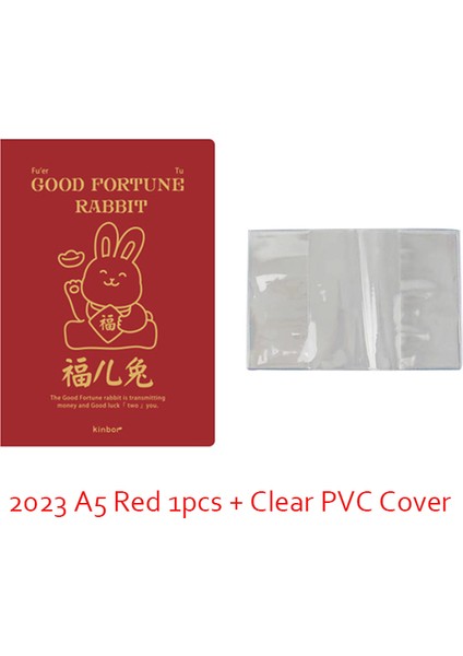 A5RED1PVC Kinbor 2023 A6 A5 Zaman Planı Planlayıcısı Günlük Öğrenme Dizüstü 224 Sayfa Günlük Pu Deri Kapak Блокнот Ofis Okul Kırtasiye (Yurt Dışından)