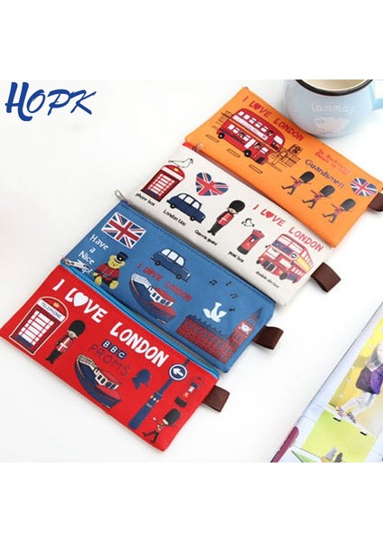 Sütlü Hopk Yaratıcı Ingiliz Asker Tuval Kalem Kutusu Kalem Çantası Kırtasiye Depolama Kalem Kutusu Okul Hediye Kırtasiye Kaynağı (Yurt Dışından) fiyatları