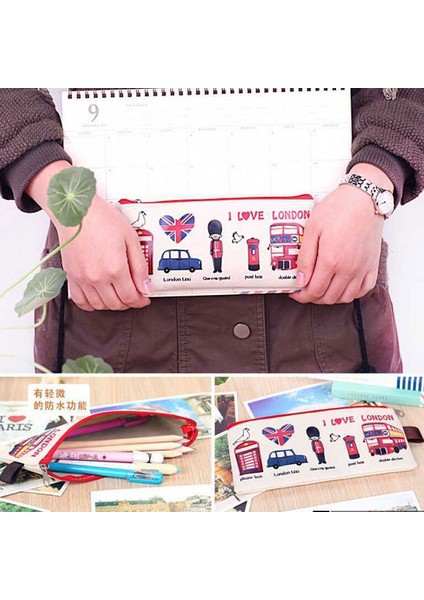 Sütlü Hopk Yaratıcı Ingiliz Asker Tuval Kalem Kutusu Kalem Çantası Kırtasiye Depolama Kalem Kutusu Okul Hediye Kırtasiye Kaynağı (Yurt Dışından) indirimleri