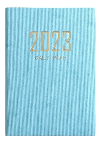 OSS24852BL-A5 2023 Günlük Haftalık Aylık Planlayıcı Dizüstü A5 Renk Dizini 365 Gün Takvim Kitap Dergisi Not Defteri Program Kitap Ofis Kırtasiye (Yurt Dışından)