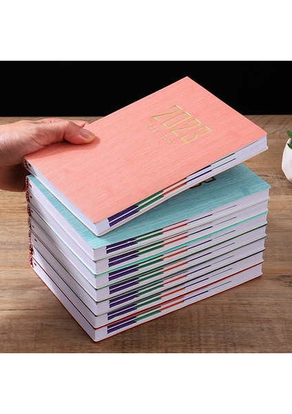 OSS24852BL-A5 2023 Günlük Haftalık Aylık Planlayıcı Dizüstü A5 Renk Dizini 365 Gün Takvim Kitap Dergisi Not Defteri Program Kitap Ofis Kırtasiye (Yurt Dışından) fiyatları