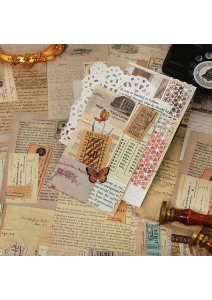B Journamm 30 Adet/paket Vintage Karalama Defteri Malzemeleri Kağıt Kolaj Önemsiz Dergisi Dıy Fotoğraf Albümü Estetik Kırtasiye Dekor Kağıt Seti (Yurt Dışından) indirimleri