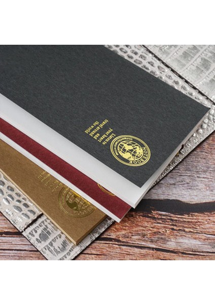 M Line Retro Folyo Altın Kapak Gezginler Dizüstü Midori Defter ve Günlük Ek Parçası Için Dolum Dolgu Kağıdı Yedek Standart Pasaport (Yurt Dışından) indirimleri