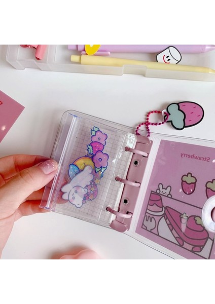 Q H Sharkbang Yeni Varış Kawaii 70 Sayfalık 3 Halka Gevşek Yaprak Mini Cep Günlüğü Dizüstü Gündem Yapılacaklar Listesi Not Defteri Planlayıcısı Kırtasiye (Yurt Dışından) fırsatları