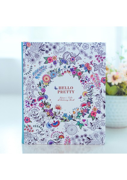 Kelebek 178X138MM Güzel 140 Sayfa Kalın Dizüstü Çiçek Renkli Sayfalar Okul Çocukları Not Defteri Dıy Çizim Günlüğü Kız Doğum Günü Hediyesi (Yurt Dışından)