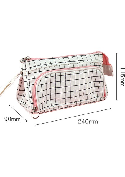 Stil 4 Kalem Kutusu Trousse Scolaire Kalem Kutusu Okul Malzemeleri Tuval Büyük Kapasiteli Kore Kırtasiye Estuches Escolares Kalem Çantası (Yurt Dışından) fırsatları