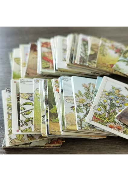 Stil 5 100 Adet Vintage Çiçek Peri Melek Mektubu Malzeme Kağıt Baskı Retro Bloknot Kart Notları Scrapbooking Günlük Dergiler Dıy (Yurt Dışından) modelleri