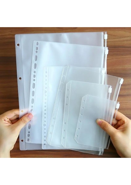 B5 Adı A6 A5 B5 Pvc Şeffaf Çanta El Kitabı Saklama Belge Çantası Bilgi Çantası Not Defteri Kartvizit Kitap Gevşek Yaprak Çanta (Yurt Dışından)