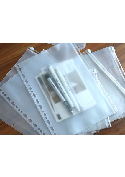 A6 Kart A6 A5 B5 Pvc Şeffaf Çanta El Kitabı Saklama Belge Çantası Bilgi Çantası Not Defteri Kartvizit Kitap Gevşek Yaprak Çanta (Yurt Dışından)