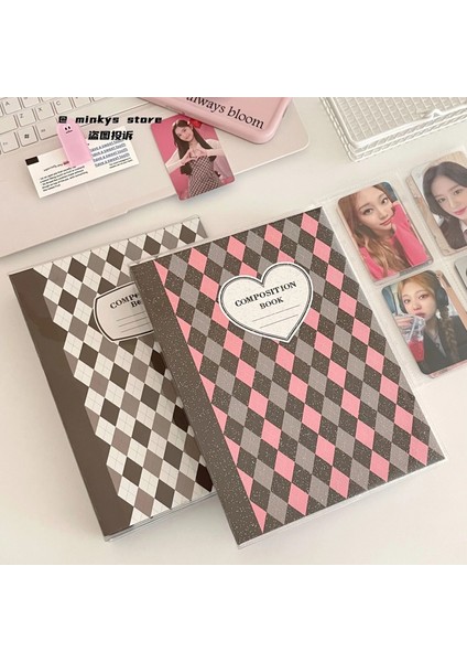Kompakt 3 Inç Mınkys 2023 Yeni Retro Eşkenar Dörtgen A5 Kpop Fotoğraflı Bağlayıcı Toplama Kitap Idol Fotoğraf Kartı Albümü Kawaii Kırtasiye (Yurt Dışından) fırsatları