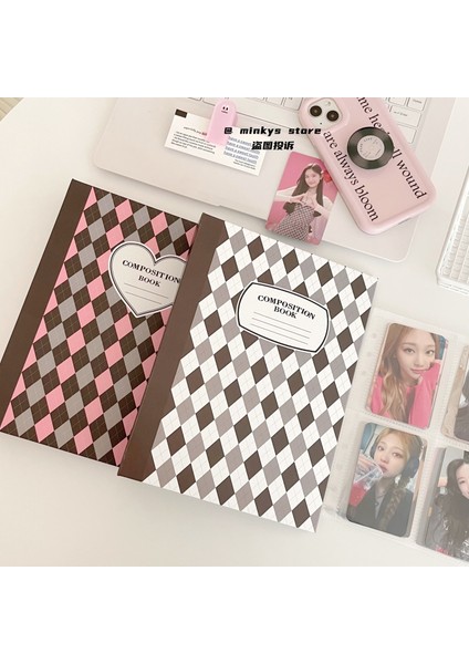 Kompakt 3 Inç Mınkys 2023 Yeni Retro Eşkenar Dörtgen A5 Kpop Fotoğraflı Bağlayıcı Toplama Kitap Idol Fotoğraf Kartı Albümü Kawaii Kırtasiye (Yurt Dışından) indirimleri