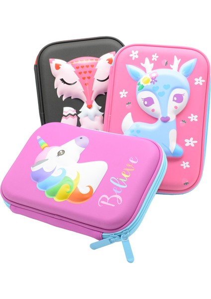 Butik Kalem Kutusu Unicorn Kalem Kutusu Okul Malzemeleri Kawaii Estuche Escolar Lapices Sevimli Piornik Kalem Kutusu Astuccio Pennenzak Kalem Kutusu (Yurt Dışından)