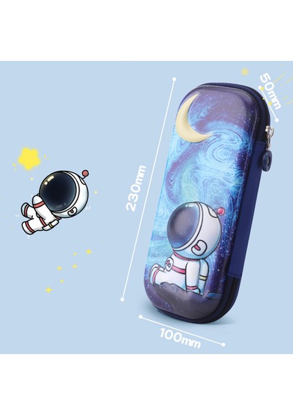 16 Unicorn Kalem Kutusu Kawaii Kırtasiye Astronot Kalem Kutusu Trousse Scolaire Sevimli 3D Kalem Kutusu Astuccio Estojo Escolar Kalem Kutusu (Yurt Dışından)