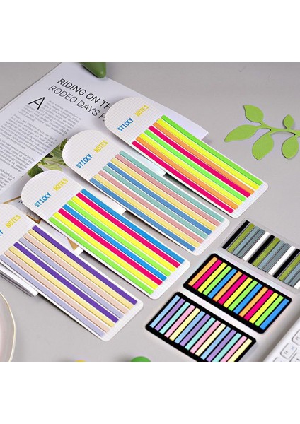 Set 4 160/300 Adet Renkli Çıkartmalar Şeffaf Floresan Endeksi Sekmeler Bayraklar Yapışkan Not Kırtasiye Çocuk Hediyeler Okul Ofis Malzemeleri (Yurt Dışından) modelleri