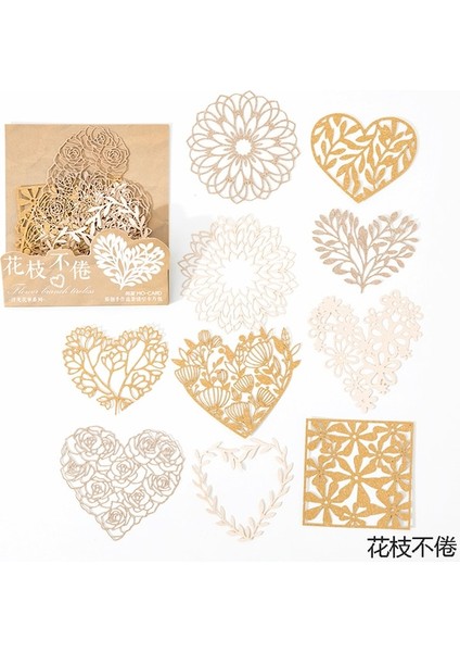 Stil 2 10 Adet Vintage Çelenk Yaprak Kelebek Malzeme Kağıt Estetik Çiçekler Çerçeve Kağıt Deco Scrapbooking Kolaj Önemsiz Dergisi Günlüğü (Yurt Dışından)
