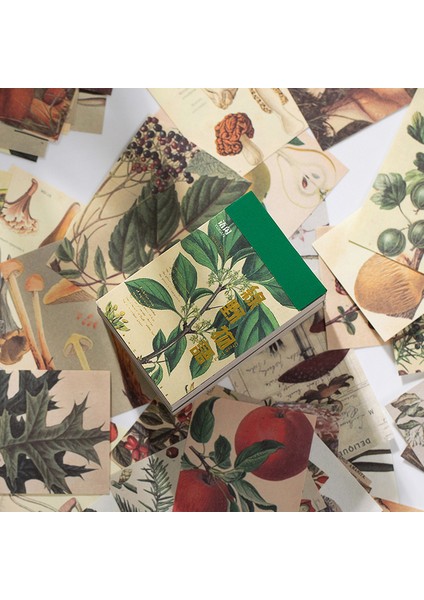 Bir Yoofun 450 Yaprak Bloknot Malzeme Kitap Vintage Sülfürik Asit Kağıt Kolaj Mermi Günlükleri Dekorasyon Okul Kırtasiye (Yurt Dışından)