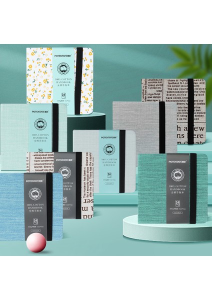 Bloom (Sıcak Pres) Seamiart Potentate Mini Kare Suluboya Dergisi Çizim Defteri Eskiz Defteri % 100% Pamuk 300GSM Sıcak Soğuk Pres (Yurt Dışından) indirimleri