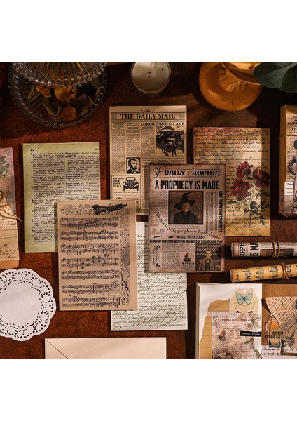C Journamm 30 Adet/paket Vintage Gazete Malzemeleri Kağıt Dıy Scrapbooking Deco Önemsiz Dergisi Planlayıcısı Kolaj Fotoğraf Albümü Kraft El Işi Kağıdı (Yurt Dışından) fiyatları