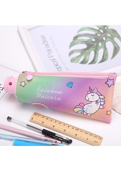 Stil 3 Tek Boynuzlu At Kalem Kutusu Baykuş Trousse Scolaire Stylo Kawaii Kalem Kutusu Kalem Kutusu Kalem Kutusu Piornik Szkolny Astuccio Scuola (Yurt Dışından)