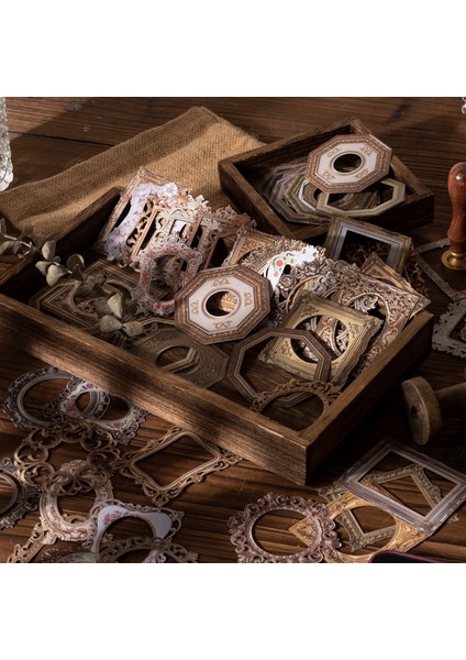 Stil 1 20 Adet Vintage Avrupa Tarzı Fotoğraf Çerçevesi Dekor Malzemesi Kağıtları Sanat Sınır Scrapbooking Kolaj Önemsiz Günlük Albümü Dıy Kırtasiye (Yurt Dışından) fiyatları