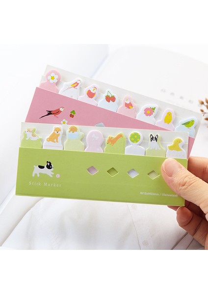 10 Yuru Kırmızı 1 Adet Karikatür Yapışkan Not Sevimli Hayvan Sopa Işaretleyici Bloknot Günlüğü Çıkartmalar Endeksi Imi Ofis Okul Malzemeleri A6754 (Yurt Dışından) fırsatları