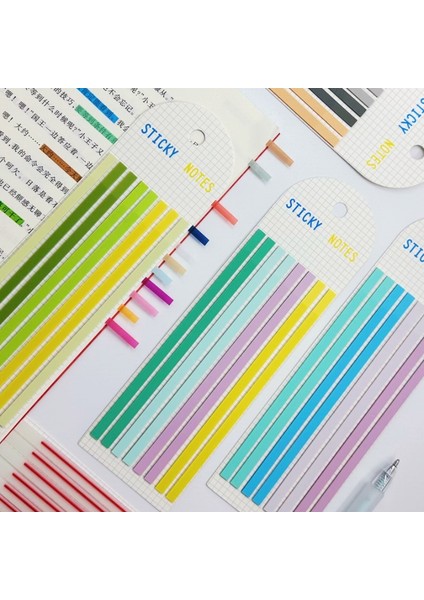 Lw 160 Yaprak Renkli Çıkartmalar Şeffaf Floresan Endeksi Sekmeler Bayraklar Yapışkan Not Kırtasiye Çocuk Hediyeler Okul Ofis Malzemeleri (Yurt Dışından) indirimleri