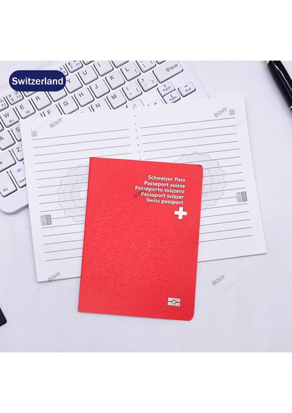 Ch Hattı Dizüstü 9X12.5 cm 32 Ülke Pasaport Prop Hattı Dizüstü Simülasyon Yaratıcı Hediye Filme Kırtasiye Dergisi Cep Planlayıcısı Okul Malzemeleri (Yurt Dışından)