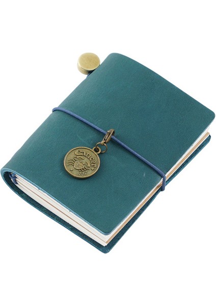 Yl Mavi Fromthenon Gezgin Dizüstü Mini Gevşek Yaprak Defter Üst Katman Cofskin Cep Planlayıcısı Defterler Öğrenciler Için Kırtasiye (Yurt Dışından)