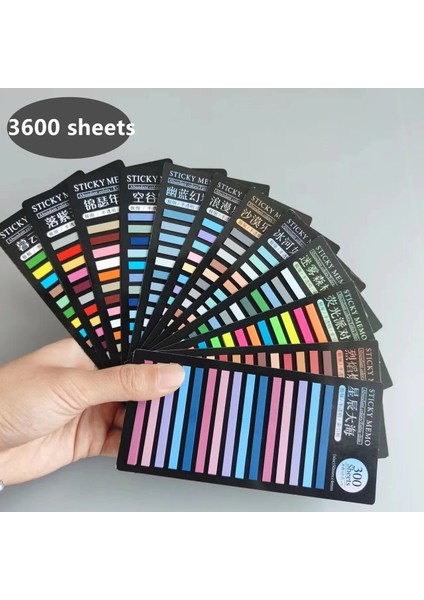3600 Sayfa 3600 Sayfa Yayınlandı Şeffaf Yapışkanlı Notlar Kendinden Yapışkanlı Açıklamalar Kitap Okuma Kitap Ayraçları Sekmeler Not Defteri Estetik Kırtasiye (Yurt Dışından) modelleri