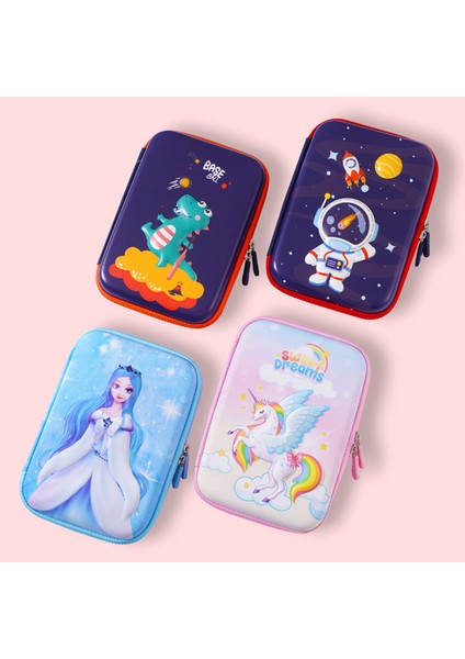 12 Unicorn Kalem Kutusu Kore Kırtasiye Kalem Kutusu 3D Kalemlik Büyük Kapasiteli Kalem Kutusu Okul Malzemeleri Trousse Scolaire Kalem Kutusu (Yurt Dışından)