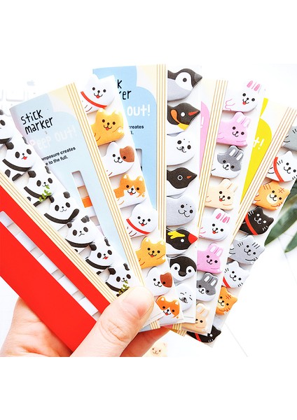 G7 1 x Yapışkan Bloknot Kawaii Kırtasiye Karikatür Hayvanlar Sayfaları Işaretleyici Memo Imi Çocuklar Için Escolar Okul Malzemeleri (Yurt Dışından) modelleri