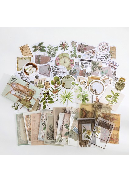 D Journamm 60 Adet/kutu Vintage Kutulu Çıkartmalar Scrapbooking Önemsiz Dergisi Okul Malzemeleri Yaratıcı Kırtasiye Dıy Deco Çıkartmalar (Yurt Dışından)