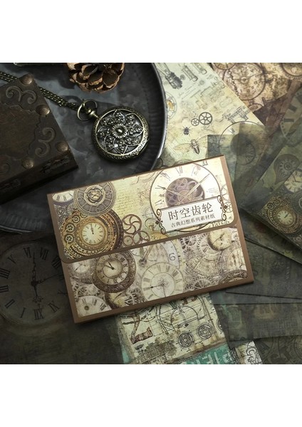E Journamm 20 Adet/paket Vintage Malzemeler Turnusol Kağıdı Dekor Kırtasiye Dıy Scrapbooking Kolaj Günlük Tutma Estetik Kraft El Işi Kağıdı (Yurt Dışından) fırsatları