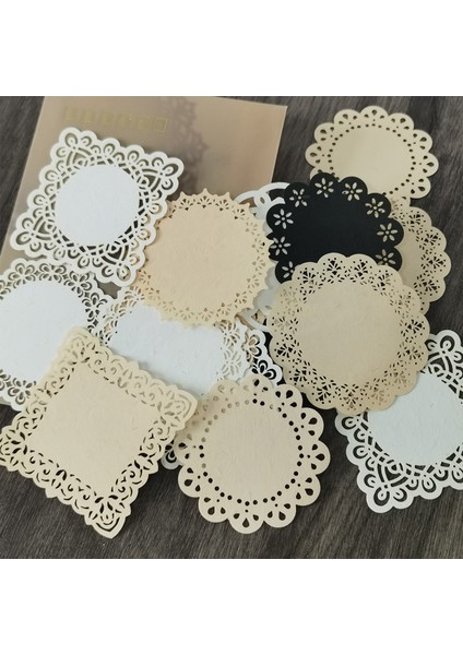 Stil 3 Retro Malzeme Kağıt Oymak Dantel Çiçek Çerçeve Kelebek Kağıt Bloknot Deco Scrapbooking Günlük El Sanatları Vintage Kağıtları (Yurt Dışından)