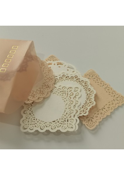 Stil 3 Retro Malzeme Kağıt Oymak Dantel Çiçek Çerçeve Kelebek Kağıt Bloknot Deco Scrapbooking Günlük El Sanatları Vintage Kağıtları (Yurt Dışından)